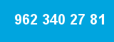 962 340 27 81 962 340 27 81
